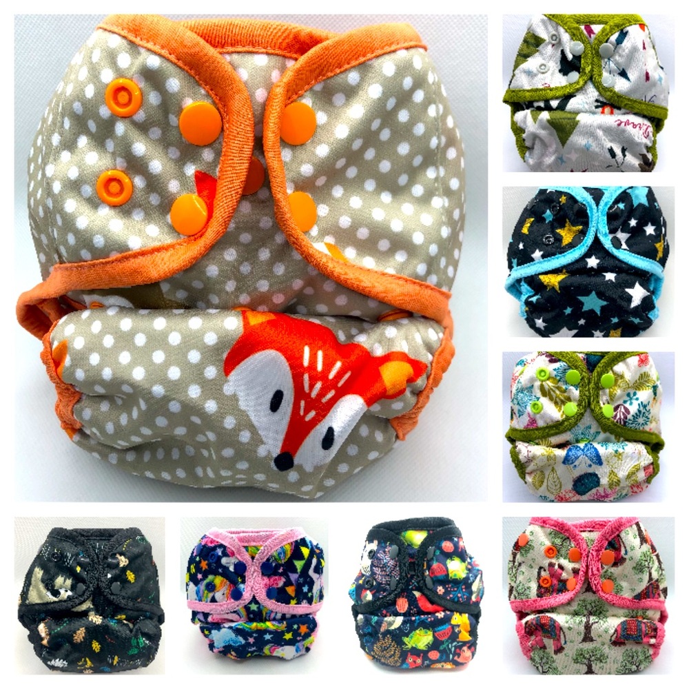 Cloth Diapers 8 Pc Covers Waterproof Breathable